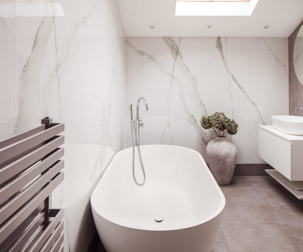 Bathroom tiling Canary Wharf