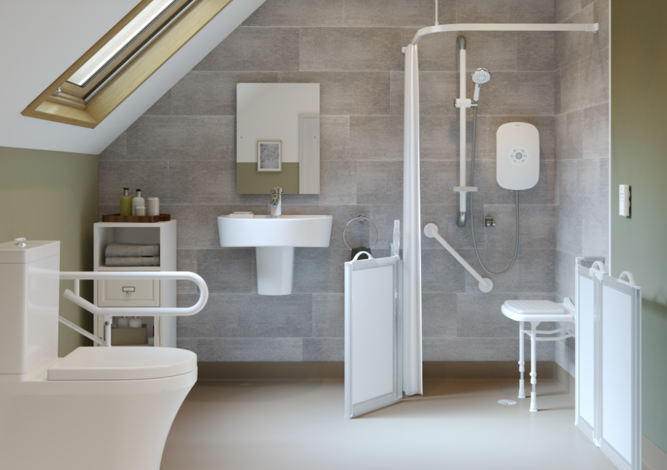 Wet room installation Canary Wharf