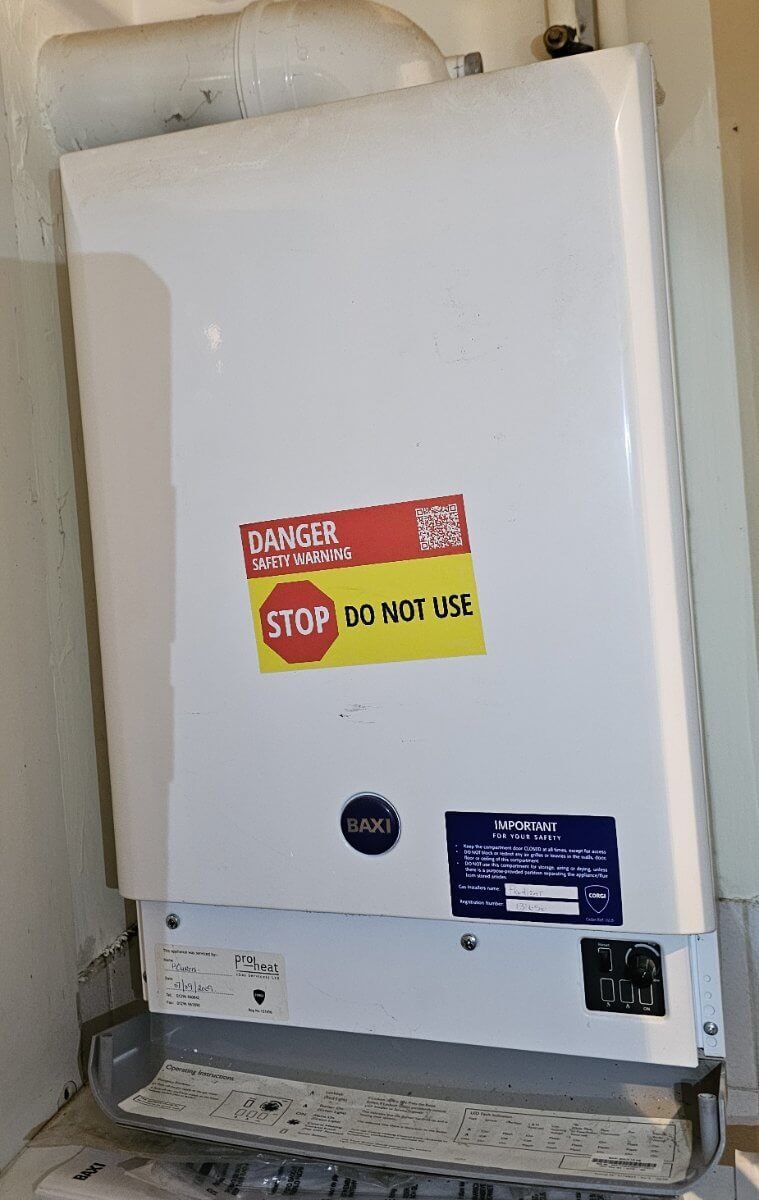 Gas heating Canary Wharf