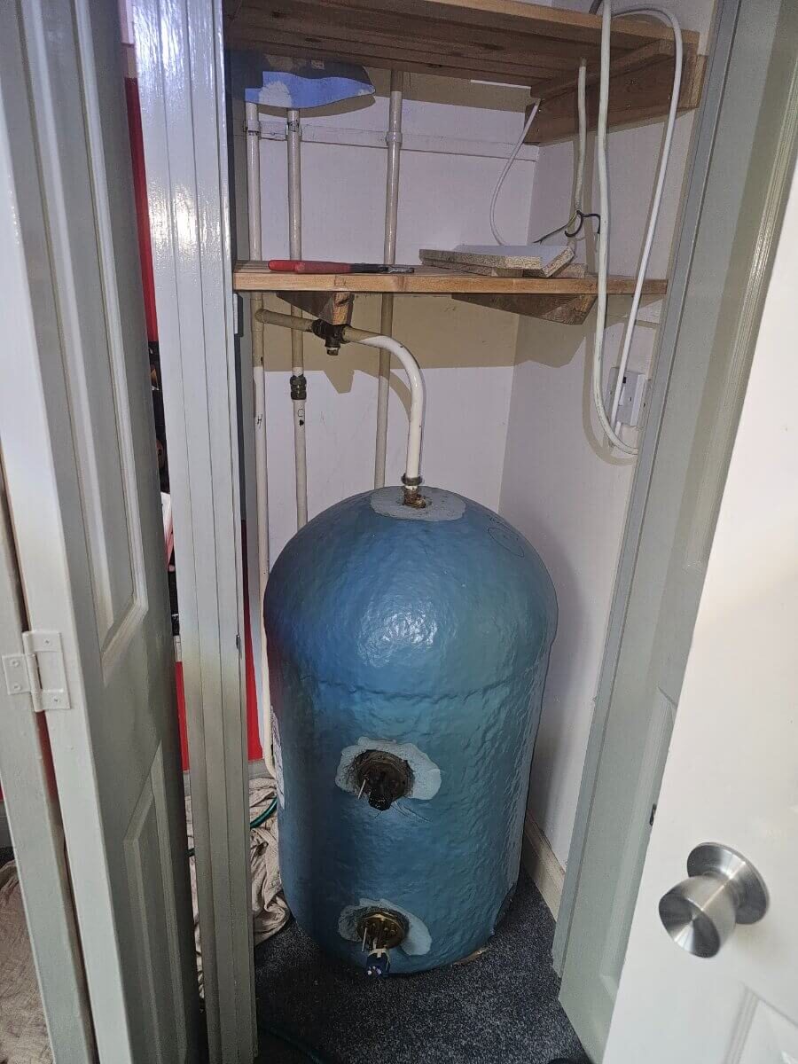 Hot water cylinder East London