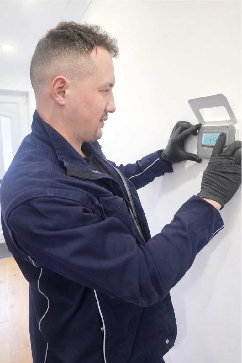 Smart thermostat underfloor heating